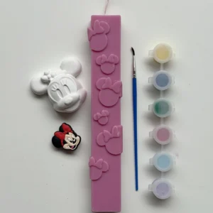 Σετ λαμπάδα Minnie και kit ζωγραφικής