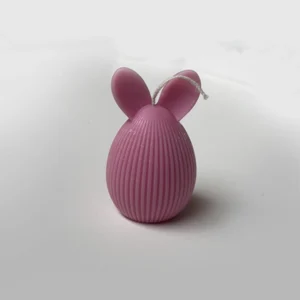 Easter bunny candle